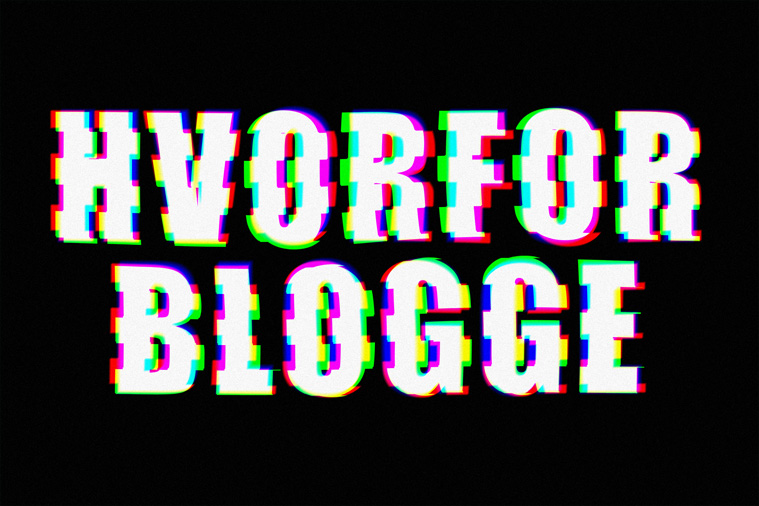 Hvorfor blogge
